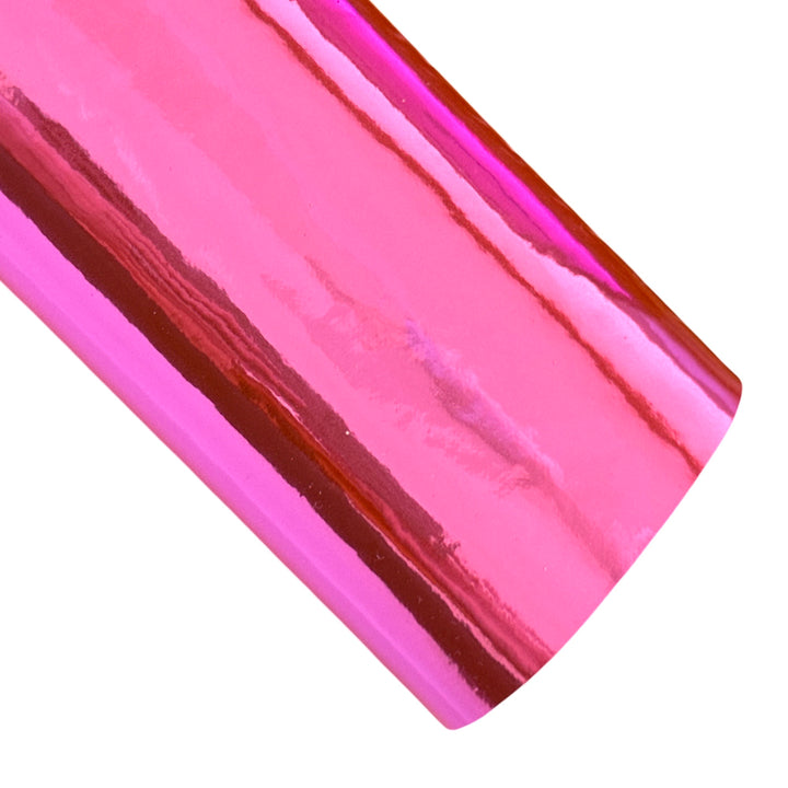 Pink Patent Mirror Leatherette