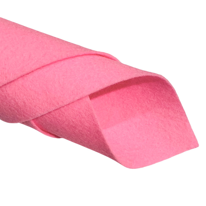 NEW Neon Pink 100% Merino Wool Felt