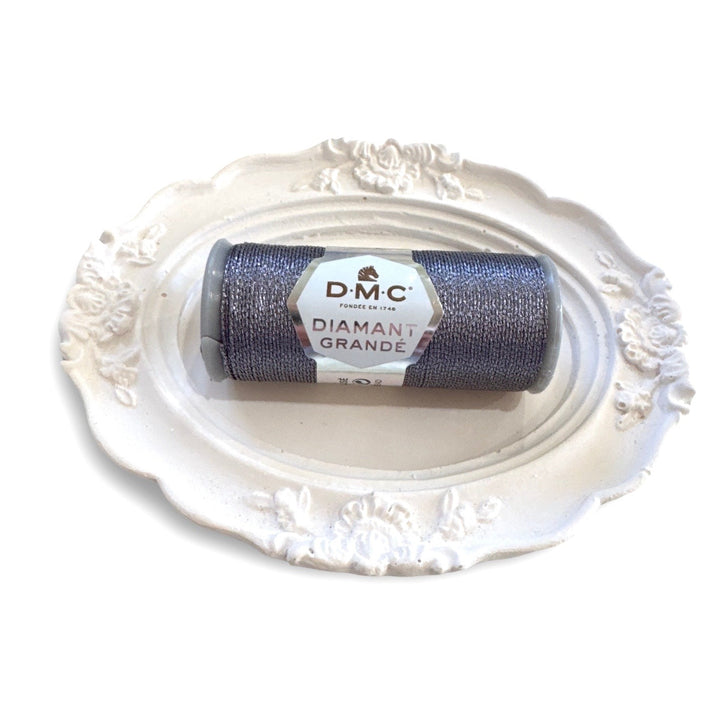 DMC Diamant Grande - Anthracite Grey G317 - Hand Embroidery Thread - 20m