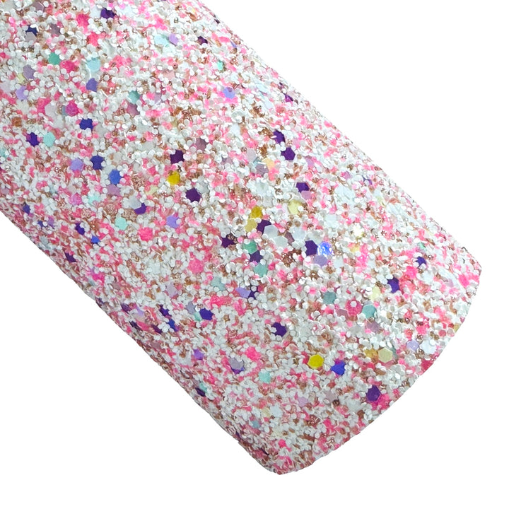 NEW Party Mix Chunky Glitter Leatherette | Glitter Bows