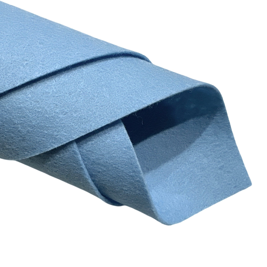 NEW Baby Blue 100% Merino Wool Felt