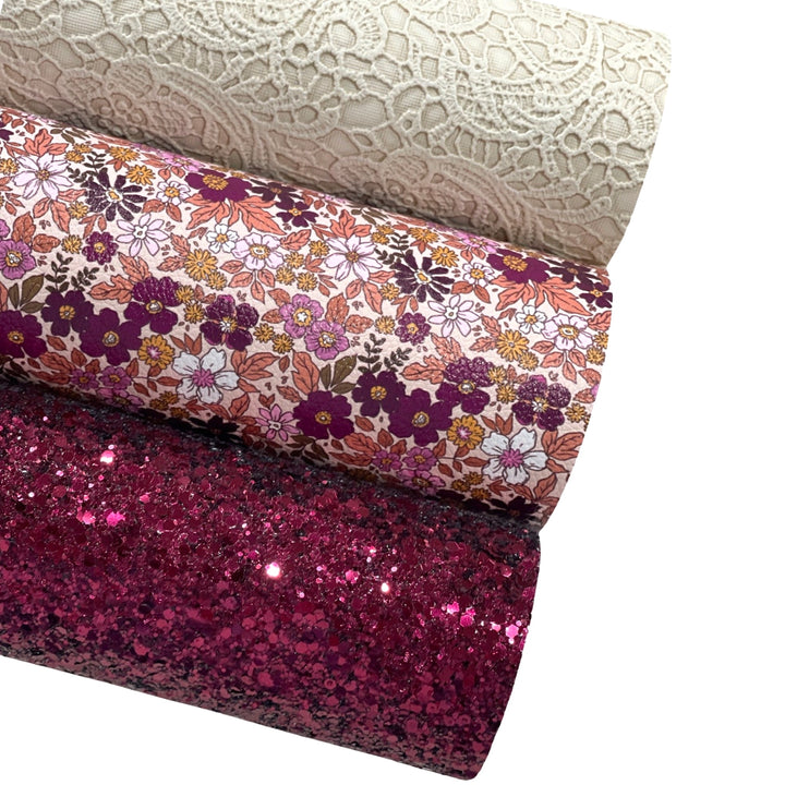 Mulberry Alice Glitter Leatherette Bundle