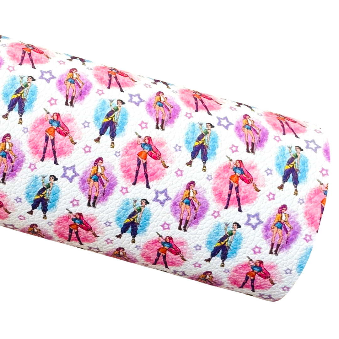 Demon Hunters Faux Leather Sheets