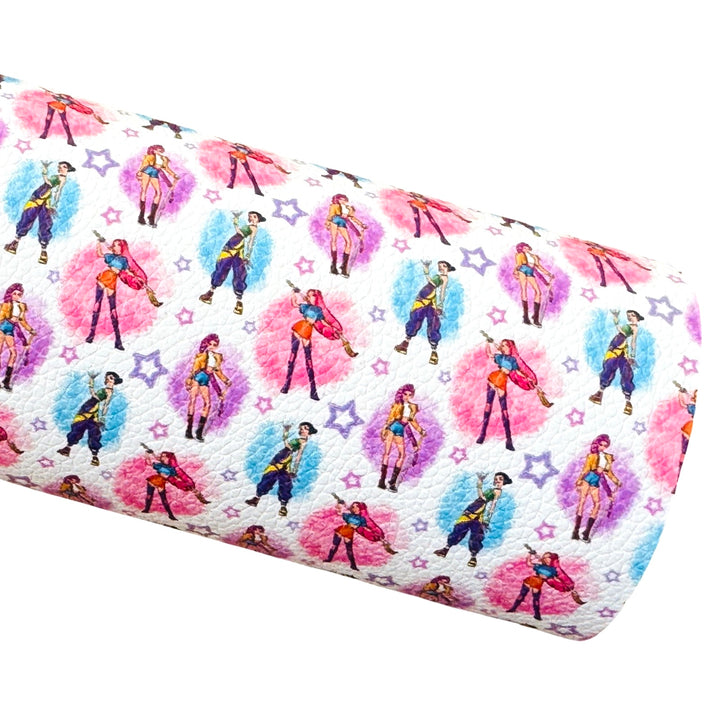 Demon Hunters Faux Leather Sheets