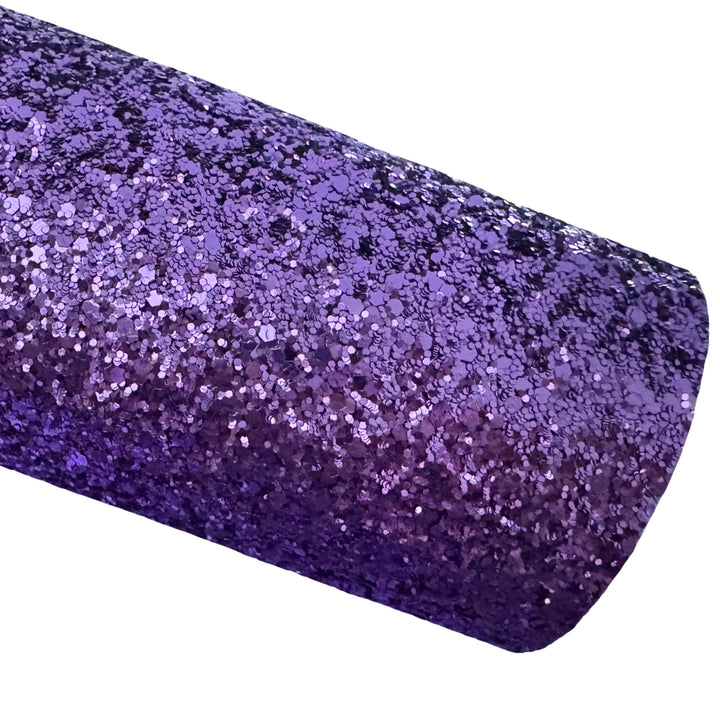 Amethyst Premium Chunky Glitter Leather