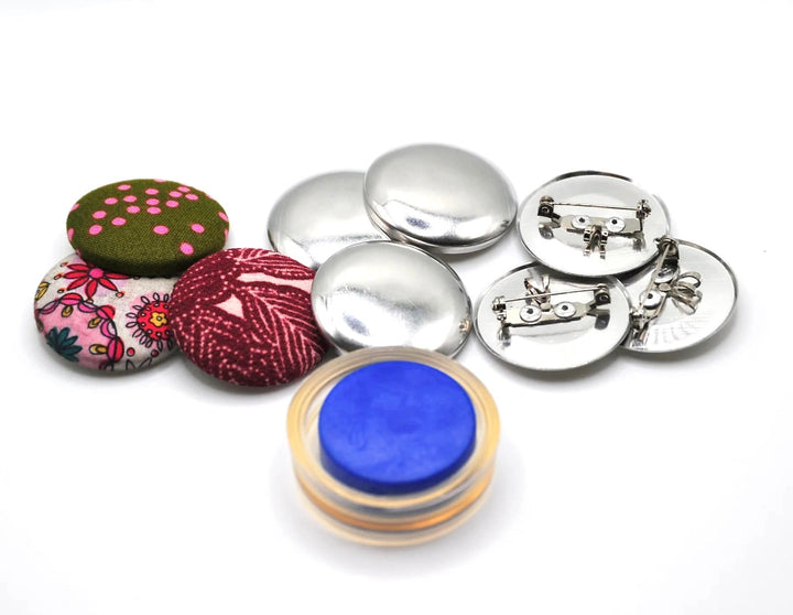 JACKOBINDI Attached Button + Brooch BAIL Backs - Handmade in Melbourne. 38mm and 45mm