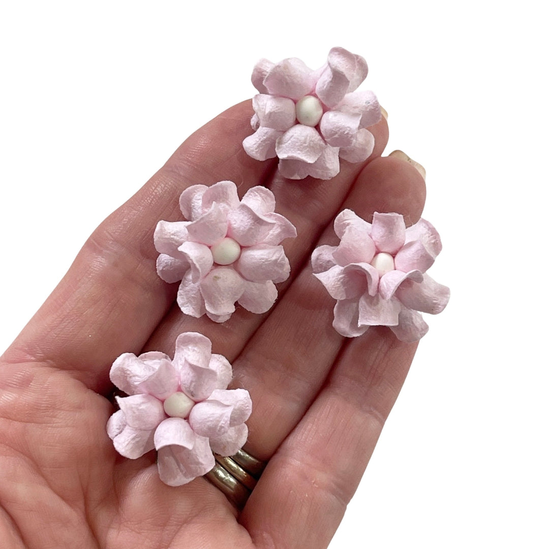 Soft Pink Cottage Sweetheart Mulberry Flowers 25mm