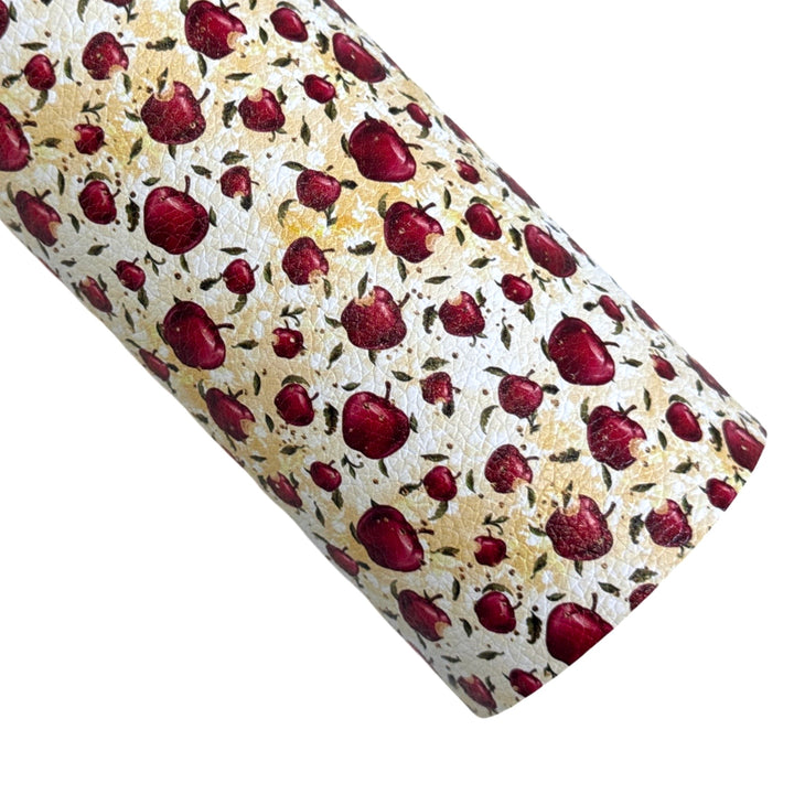 Poison Apple Print Faux Leathertte