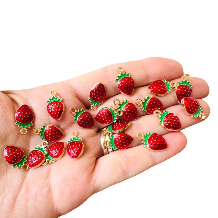 Strawberry Charms for Bows