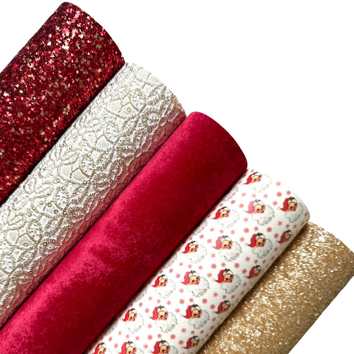 Santa Glitter and Leather Bundle