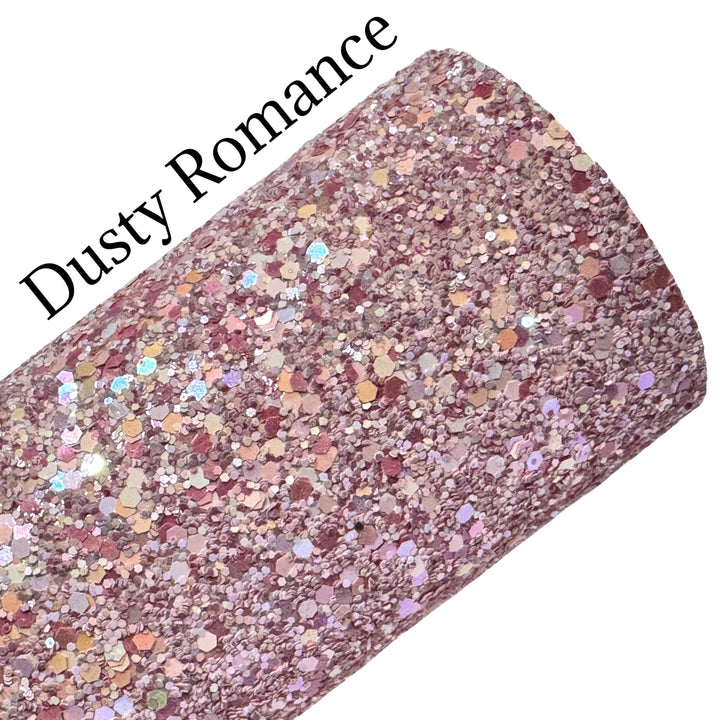 Dusty Romance Premium Chunky Glitter Leatherette