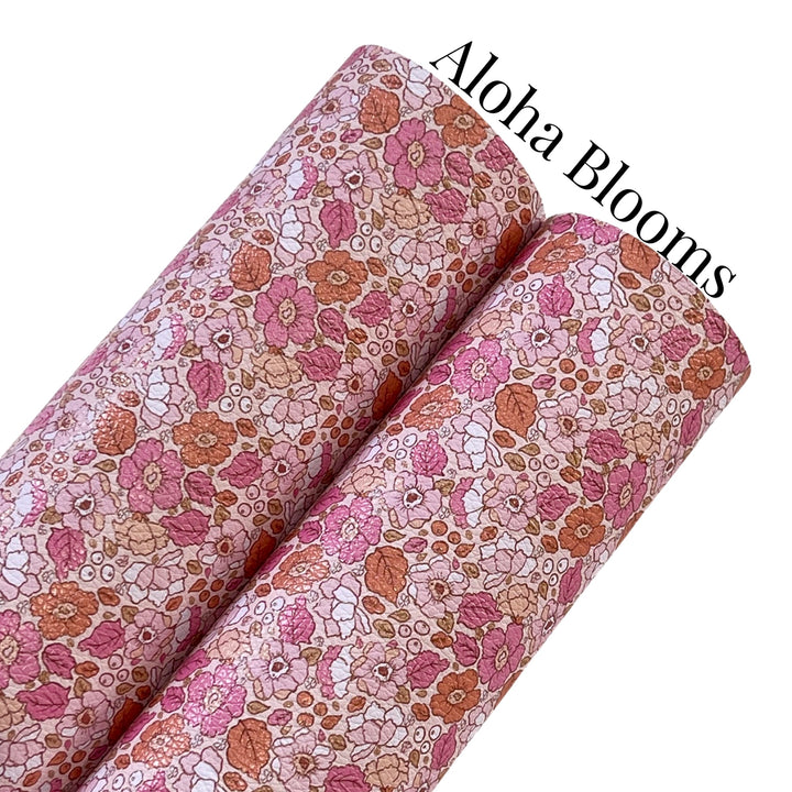 Aloha Blooms Glitter Leatherette Bundles