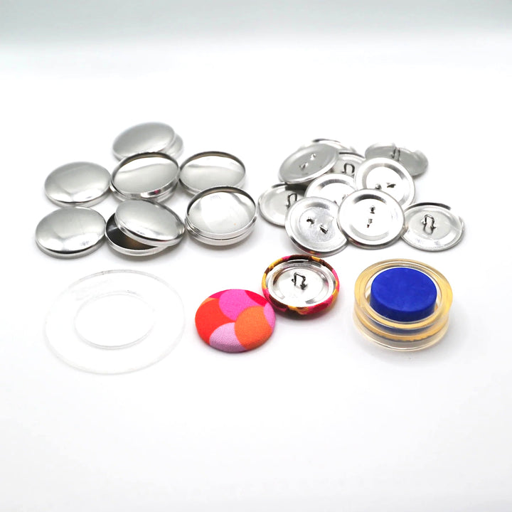 JACKOBINDI Buttons ~ 28mm (1+1/8 Inch) (Size 45 US) Self Cover Buttons