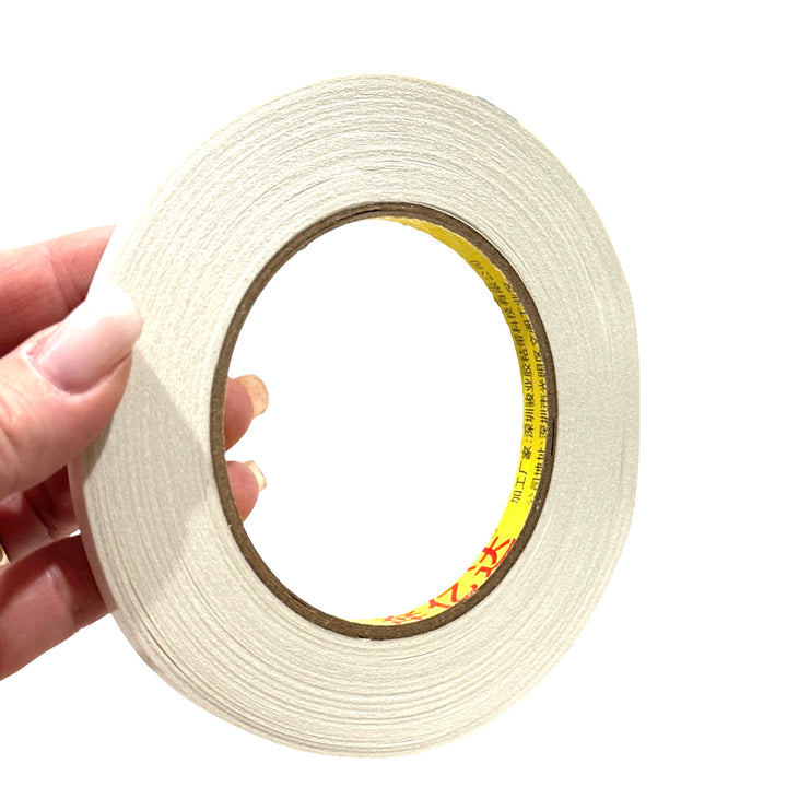 White Double Sided Tape 0.8mm Width 50m