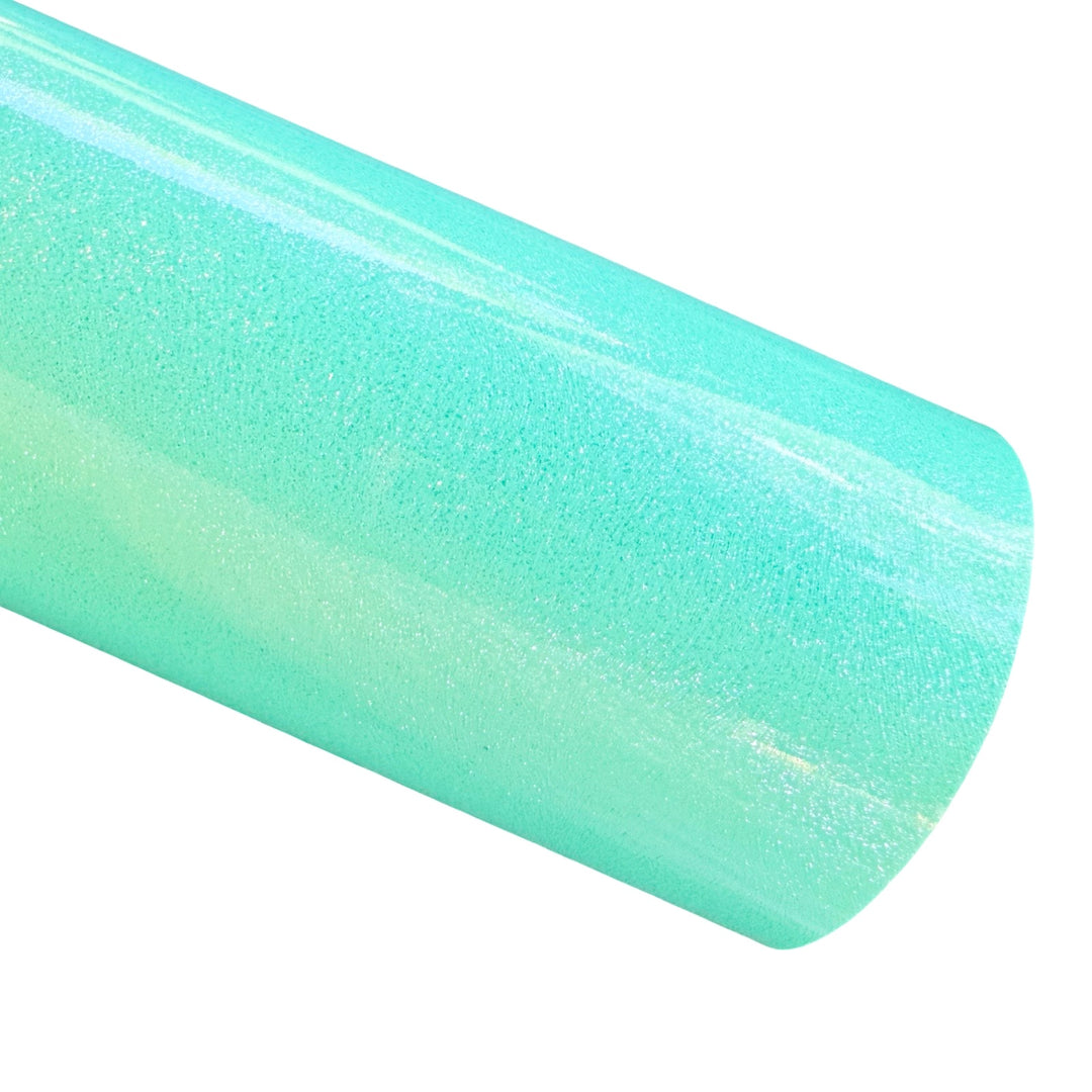 Mint Gloss Glitter Patent Leatherette