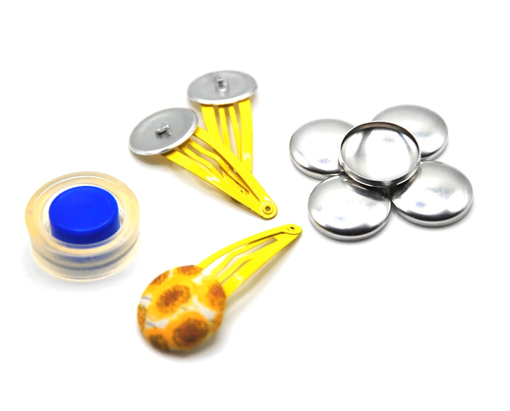23mm Attached Button + Snap Clips - SUMMER Colours - Jackobindi - Australian Made