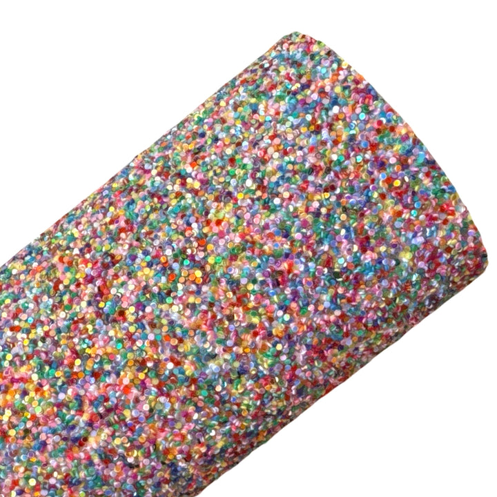 Jelly Bean Sprinkles Chunky Glitter Leather