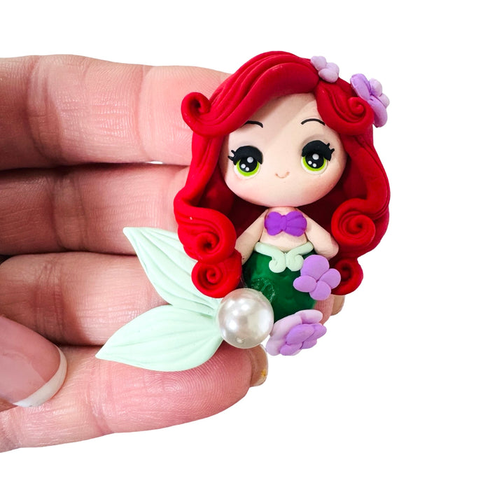 Ariel Mermaid with Pearl Bow Clay from Temptress Maker
