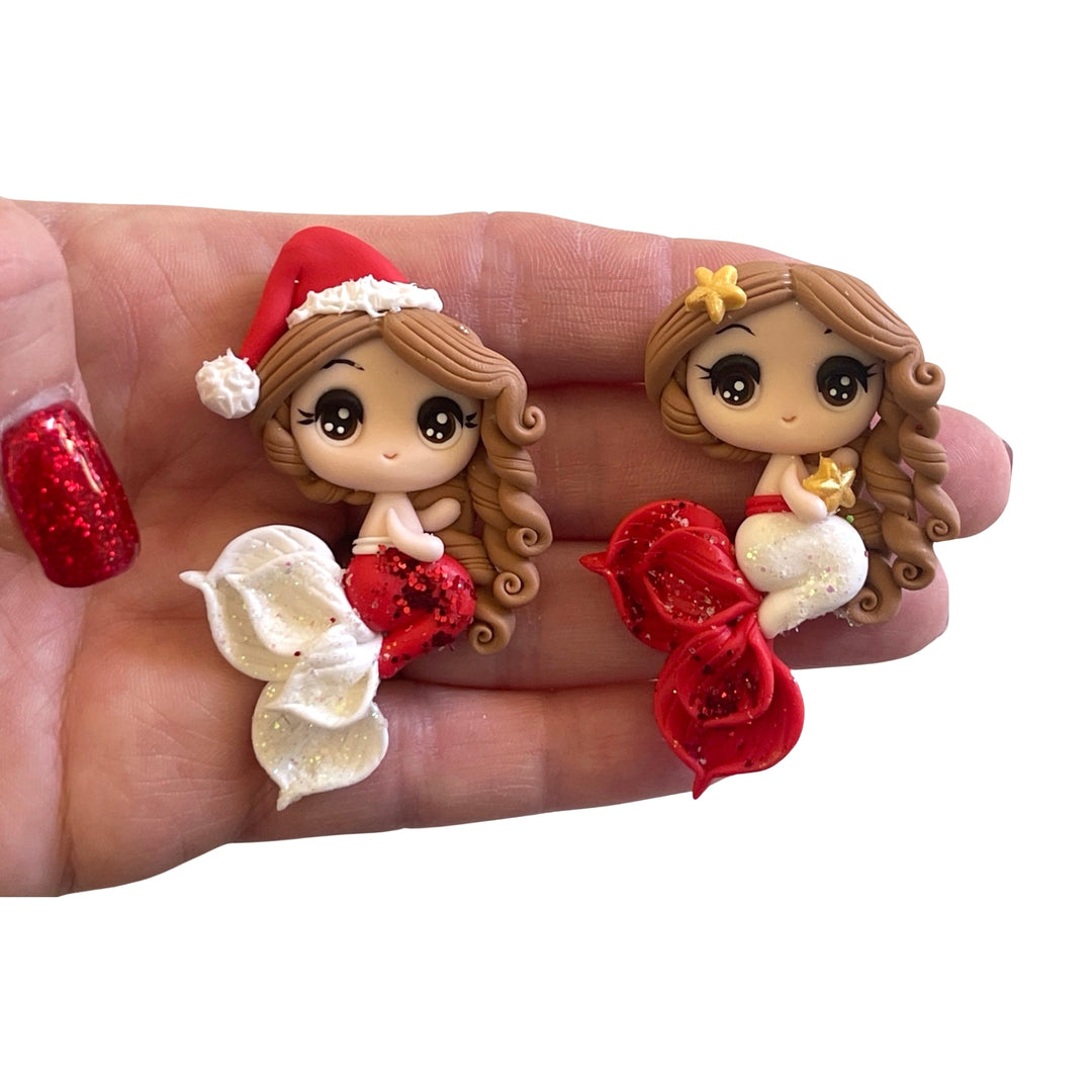 Gorgeous Maker Christmas Mermaid Bow Clays