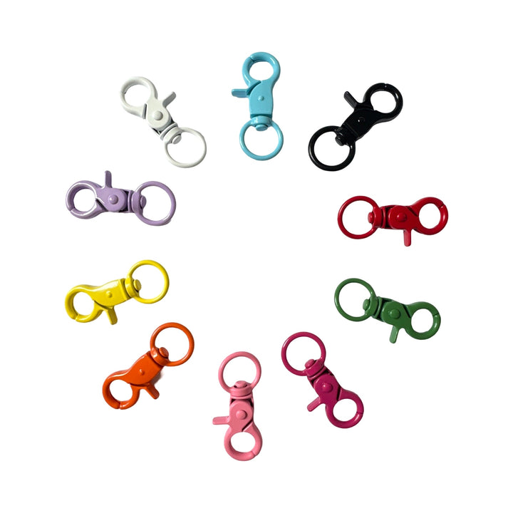 Candy Coloured Lobster Clasp Swivel Key Ring