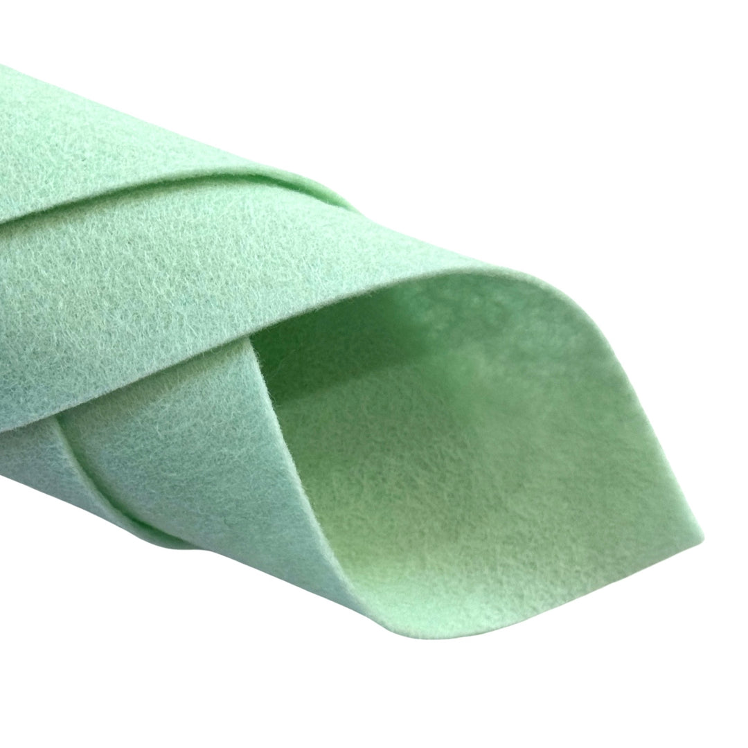 Celadon Fresh Mint 100% Merino Wool Felt