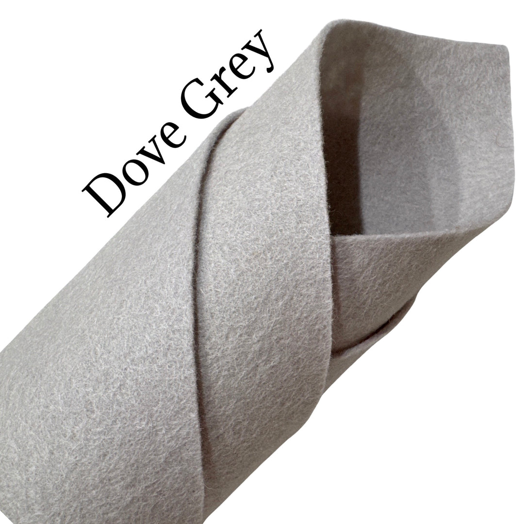 NEW Dove Grey Merino Wool Felt