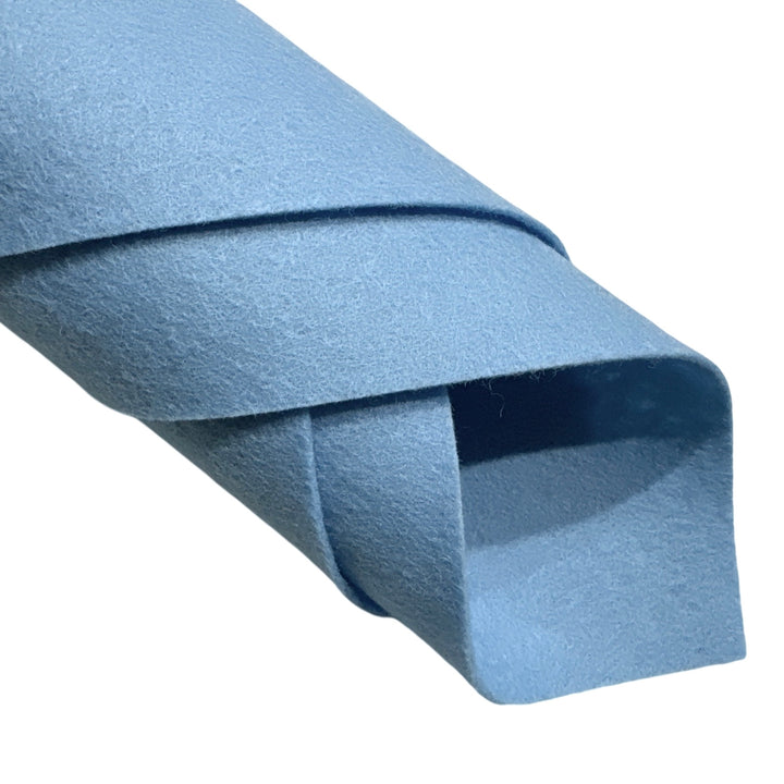 NEW Baby Blue 100% Merino Wool Felt