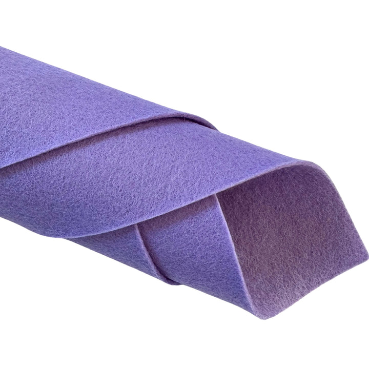 NEW Blue Lilac 100% Merino Wool Felt