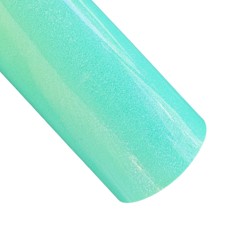 Mint Gloss Glitter Patent Leatherette