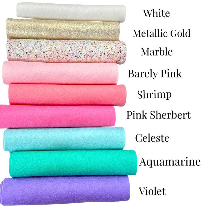 100% Wool Felt Rolls -  5" X 36" (12.7cm x 91.5cm) - 100% Wool Felt Rolls - Merino Wool Felt