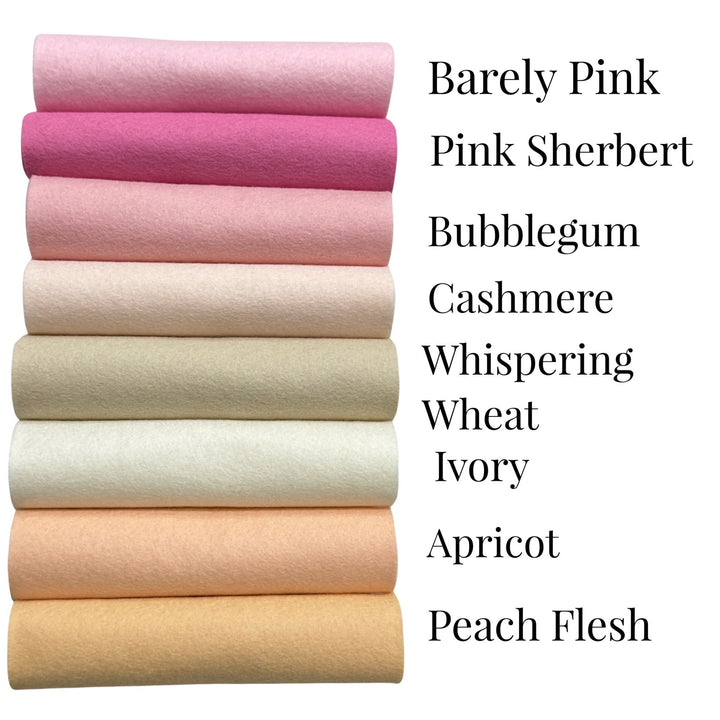 100% Wool Felt Rolls -  5" X 36" (12.7cm x 91.5cm) - 100% Wool Felt Rolls - Merino Wool Felt