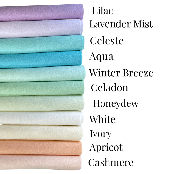 100% Wool Felt Rolls -  5" X 36" (12.7cm x 91.5cm) - 100% Wool Felt Rolls - Merino Wool Felt