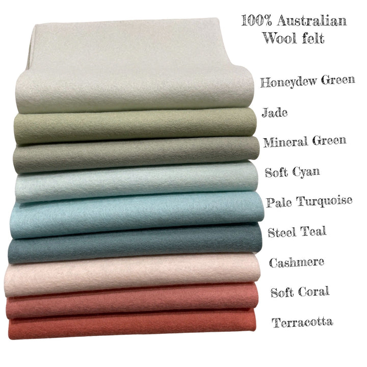 100% Wool Felt Rolls -  5" X 36" (12.7cm x 91.5cm) - 100% Wool Felt Rolls - Merino Wool Felt