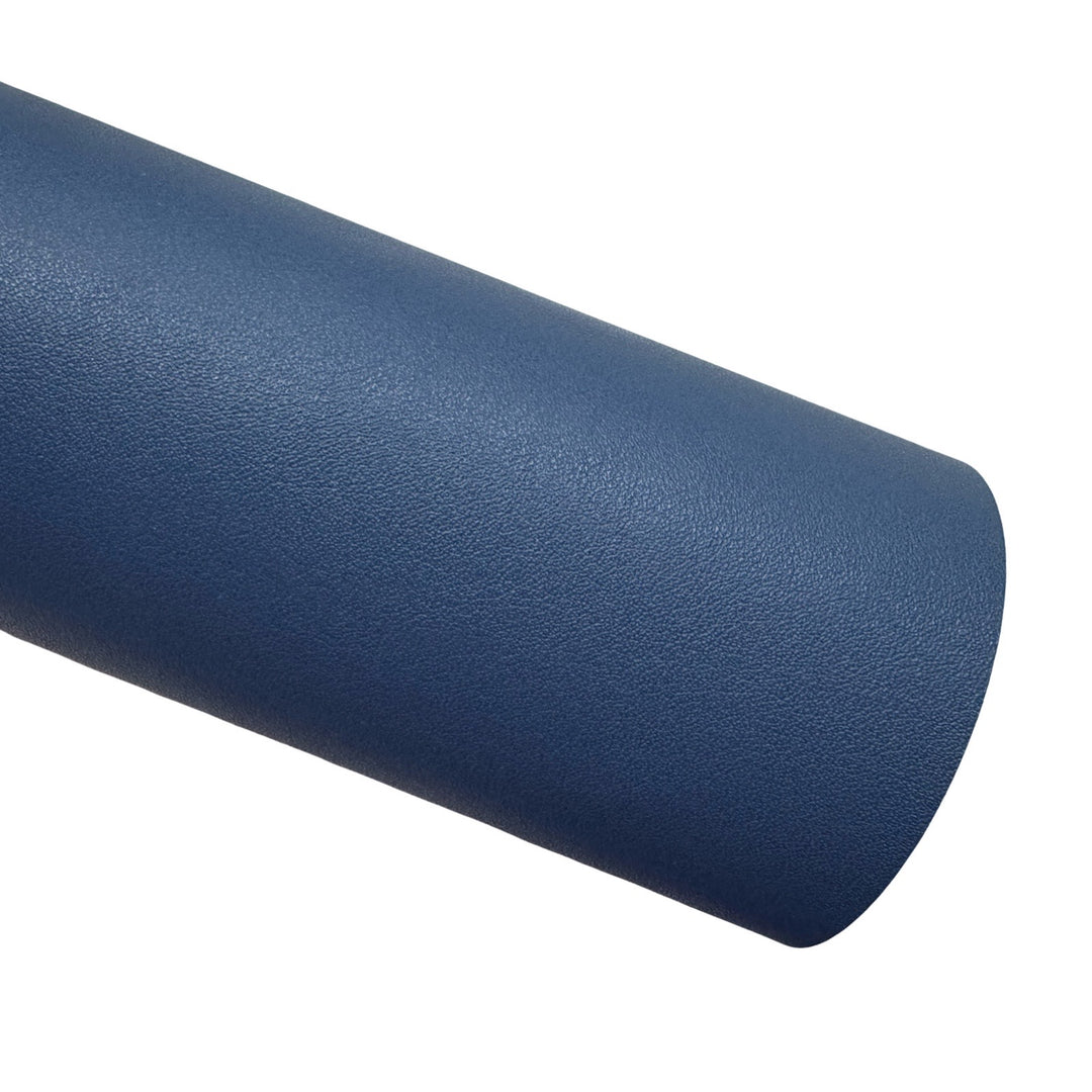 Navy Blue Smooth Leatherette - Thick 1.2mm - great for School Bows