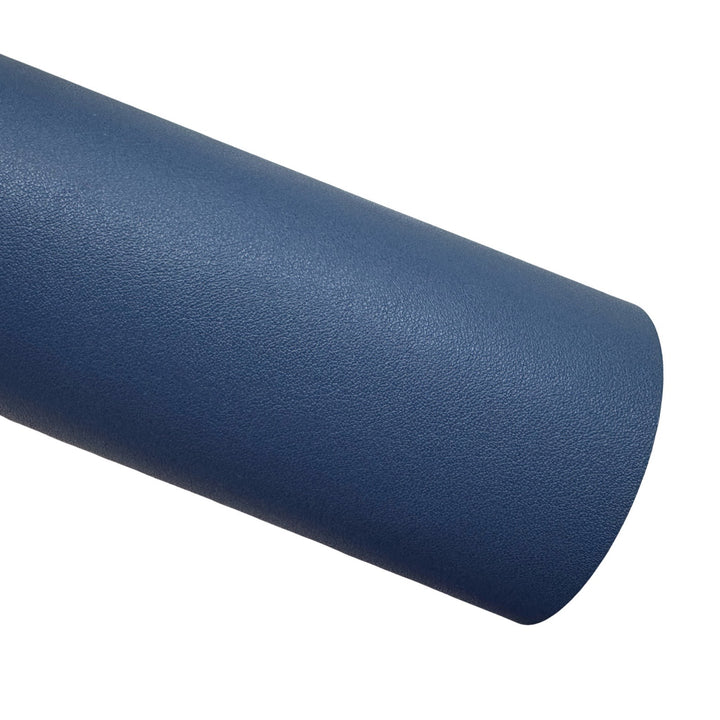 Navy Blue Smooth Leatherette - Thick 1.2mm - great for School Bows