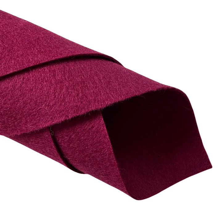 NEW 1mm Bordeaux Merino Wool Felt Sheet
