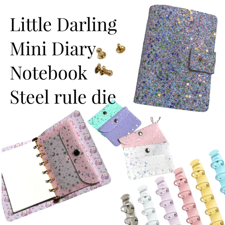 Little Darling Mini Pocket Planner Diary / Notebook Steel Rule Die & Inserts October Preorder