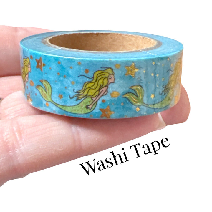 Golden Mermaid Washi Tape