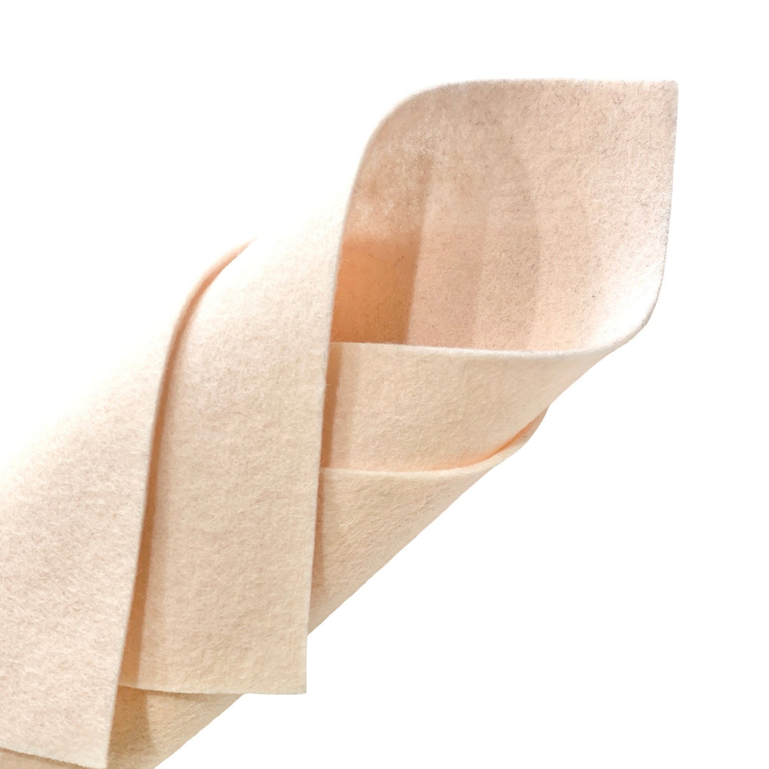 Soft Peach Kiss 100% Merino Pure Wool Felt 1mm