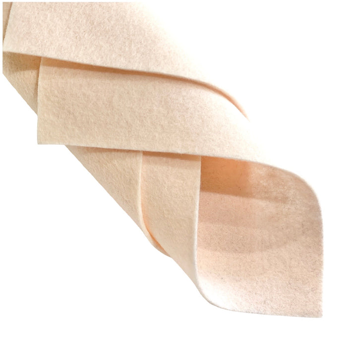 Soft Peach Kiss 100% Merino Pure Wool Felt 1mm