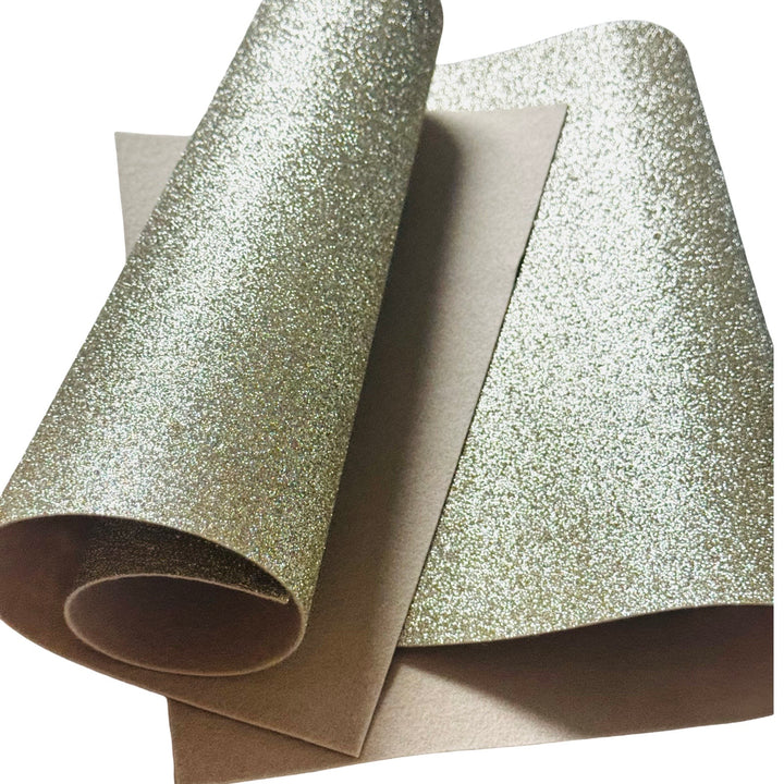 Champagne Glitter Pure Wool Felt