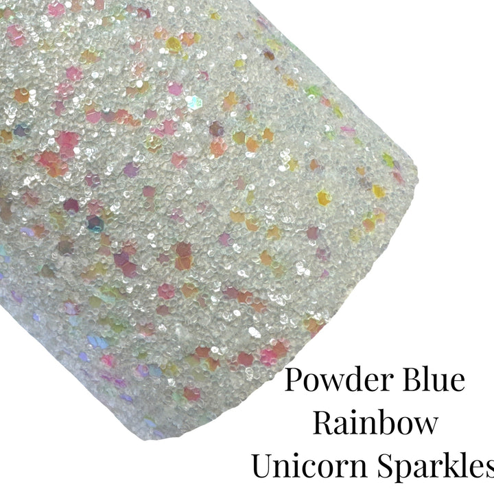 Un soupçon de licorne bleue scintille de grosses paillettes