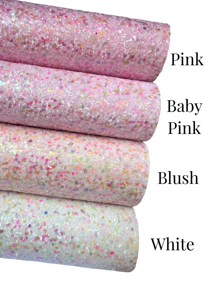 Blush Rainbow Unicorn Sparkles Chunky Glitter