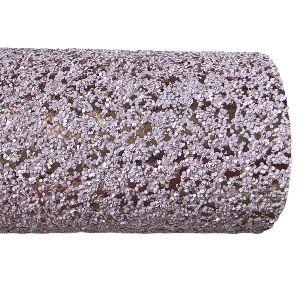 Lilas pâle Mat Rose Or Sparkle Chunky Glitter