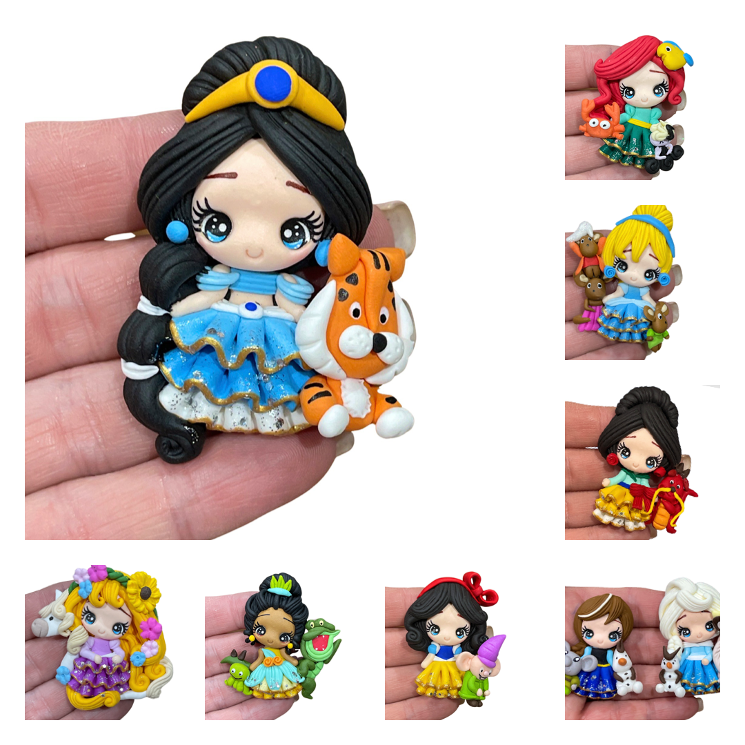 Princess Bow Clay - Snow White