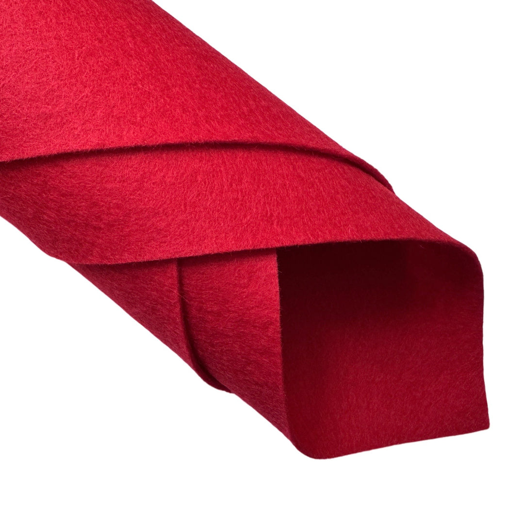 Rich Red Wool Felt Bundle