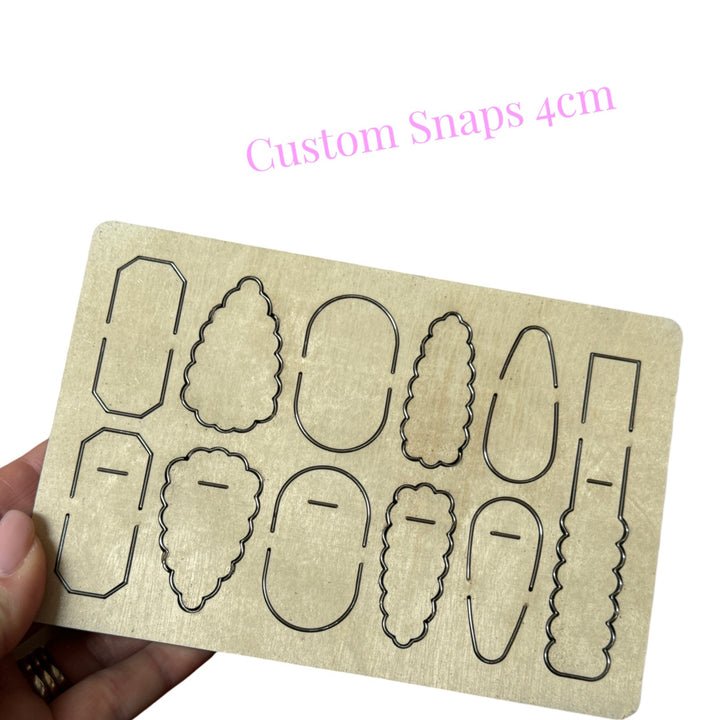 Custom Snaps - Snap Clip Steel Rule Die for Sizzix Big Shot