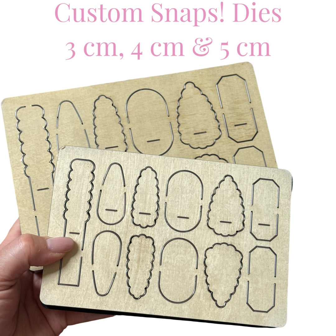 Custom Snaps - Snap Clip Steel Rule Die for Sizzix Big Shot