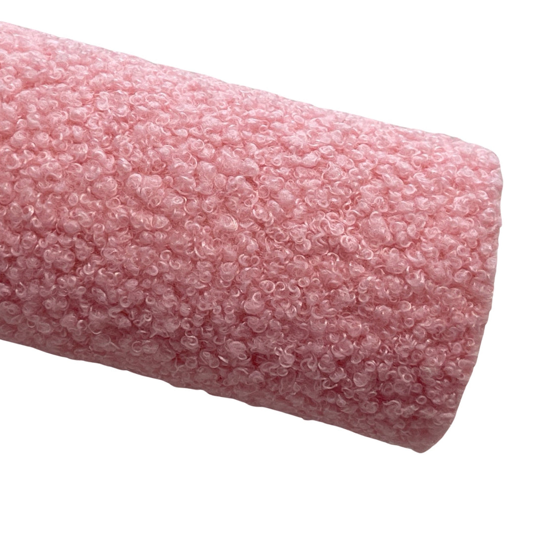Pink Fluff Leatherette Fabric