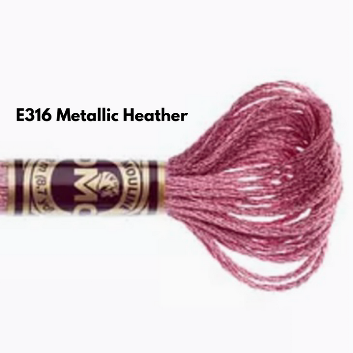 DMC Light Effects Metallic Floss -  E677  ·  Metallic Sand